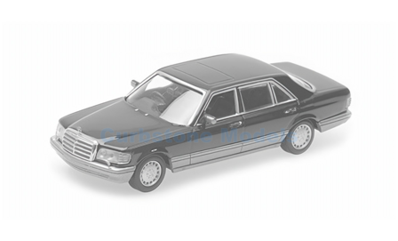 Modelauto 1:87 | Minichamps 870034301 | Mercedes Benz 560 SEL Purple Metallic 1990