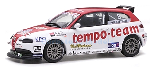 Modelauto 1:43 | Spark S0482 | Alfa Romeo 147 | Tempo 2003 #8 - P.Bastiaans