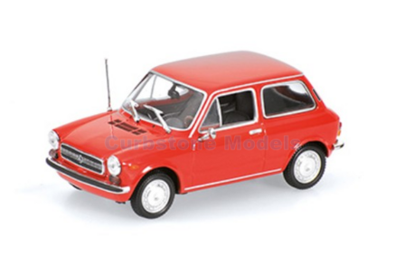 Modelauto 1:87 | Minichamps 870121100 | Autobianchi a112 Rood 1974