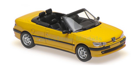 Modelauto 1:87 | Minichamps 870112030 | Peugeot 306 cabriolet yellow 1998