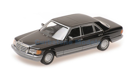 Modelauto 1:87 | Minichamps 870034300 | Mercedes Benz 560 sel black 1989