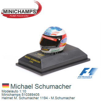 Modelauto 1:10 | Minichamps 510389405 | Helmet M. Schumacher 1194 - M.Schumacher