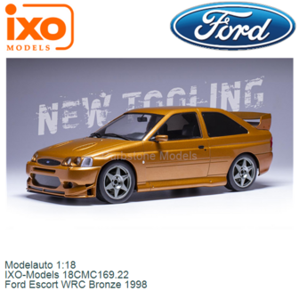 Modelauto 1:18 | IXO-Models 18CMC169.22 | Ford Escort WRC Bronze 1998