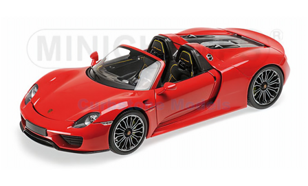 Modelauto 1:43 | Minichamps 940062131 | Porsche 918 Spyder Red 2013