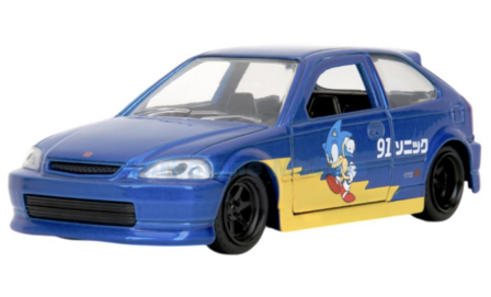 Modelauto 1:32 | Jada 253252055 | Honda Civic Type-R SONIC 1997