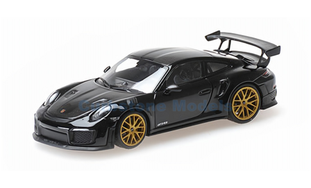 Modelauto 1:43 | Minichamps 410067291 | Porsche 911 GT2 RS (991.2) Weissach Black 2018