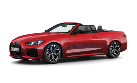 Modelauto 1:18 | Minichamps 110020160 | BMW M M4 Convertible Red Metallic 2024