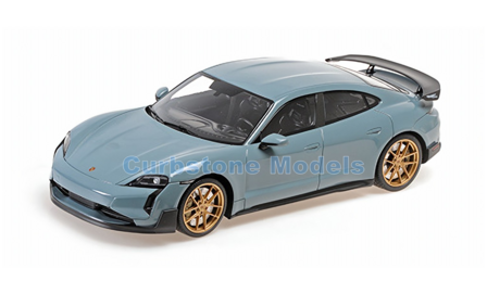 Modelauto 1:18 | Minichamps 117069400 | Porsche Taycan Turbo GT Green 2024