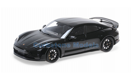 Modelauto 1:18 | Minichamps 117069402 | Porsche Taycan GT Turbo Black 2024