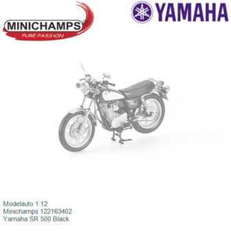 Modelauto 1:12 | Minichamps 122163402 | Yamaha SR 500 Black