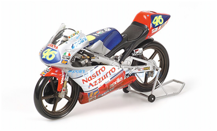 Modelauto 1:12 | Minichamps 122970096 | Team Nastro Azzurro Aprilia 125 CCM 1997 - V.Rossi