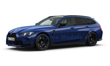 Modelauto 1:43 | Minichamps 410025012 | BMW M M3 Touring Blue Metallic 2024