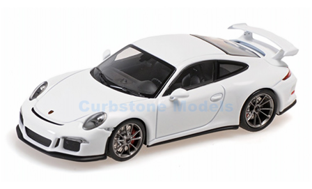 Modelauto 1:43 | Minichamps 410062026 | Porsche 911 GT3 (991) White 2012