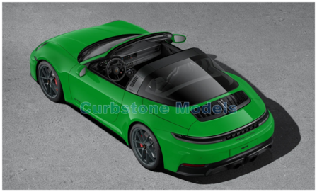 Modelauto 1:43 | Minichamps 410064140 | Porsche 911 Targa 4 GTS (992.2) Green Metallic 2024