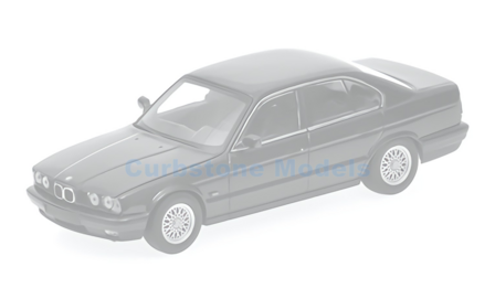 Modelauto 1:87 | Minichamps 870025101 | BMW 5 Series (E34) Silver 1988