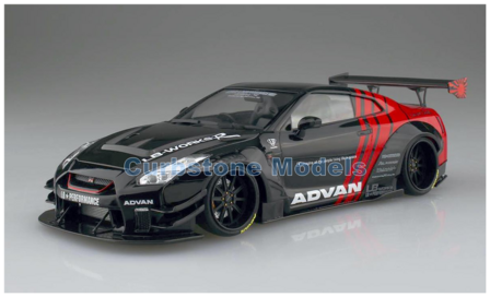 Bouwpakket 1:24 | Aoshima AO05592 | Nissan GT-R Liberty Walk R35 | LB Works