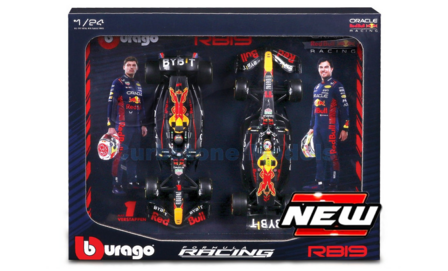 Modelauto 1:24 | Bburago 18-28061 | Oracle Red Bull Racing RB19 2023 - J.Verstappen - S.P&eacute;rez