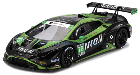 Modelauto 1:43 | TSM TSM430779 | Lamborghini Huracan GT3 EVO2 GTD | Forte Racing Powered by US RaceTronics 2023 #78 - M.Goikhbe