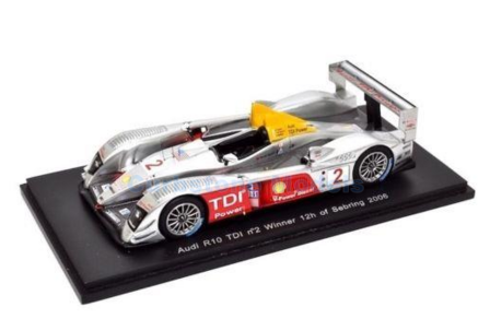 Modelauto 1:43 | Spark S0678 | Audi R10 2006 #2 - T.Kristensen - A.Mc Nish - R.Capello