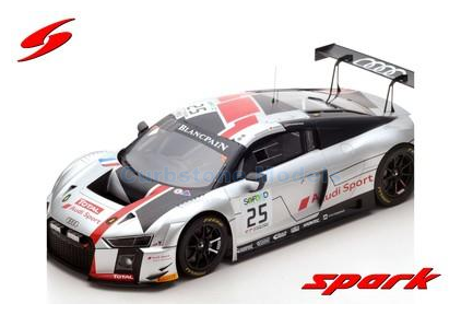 Modelauto 1:12 | Spark 12SB001 | Audi Sport Team Saint&eacute;loc R8 LMS 2017 #25 - C.Haase - M.Winkelhock - J.Gounon