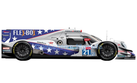 Modelauto 1:18 | Spark 18S695 | Oreca 07 Gibson | DragonSpeed USA 2021 #21 - J.Montoya - B.Hanley - H.Hedman