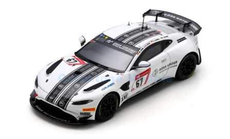 Modelauto 1:43 | Spark SG918 | Aston Martin Vantage AMR GT4 | D&ouml;rr Motorsport 2023 #67 - M.Funke - S.Sch&auml;dler - F.Weishar