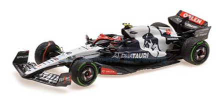 Modelauto 1:43 | Minichamps 417231440 | Alpha Tauri AT04 2023 - L.Lawson