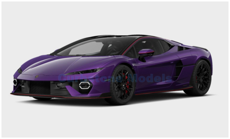 1:43 | Looksmart LS555F | Lamborghini Temerario Alleggerita Package Viola Pasifae 2024