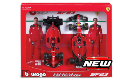 Modelauto 1:24 | Bburago 18-26817 | Scuderia Ferrari SF-23 2023 - C.Sainz - C.Leclerc