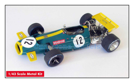 Bouwpakket 1:43 | Tameo TWU030 | Brabham BT33 Ford 1970 #12 - J.Brabham