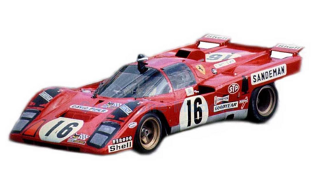 Bouwpakket 1:43 | Tameo MTG006 | Ferrari 512M | David Piper Autorace 1971 #16 - C.Craft - D.Weir