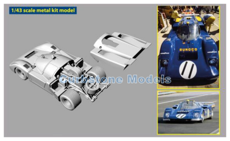 Bouwpakket 1:43 | Tameo MTG008 | Ferrari 512 M | Sunoco Penske 1971 #11 - D.Hobbs - D.Donohue