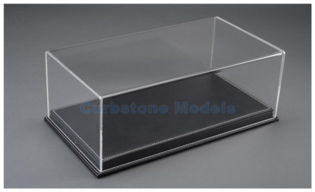 Vitrine 1:18 | Atlantic 10073 | Mulhouse Display Case Leatherette Black