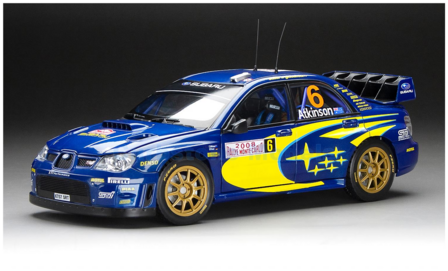 Modelauto 1:18 | Sunstar 5581 | Subaru WRT Impreza WRC07 2008 #6 - C.Atkinson - S.Prevot