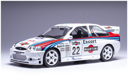 Modelauto 1:18 | IXO-Models 18RMC171B.22 | Ford Escort WRC | Jolly Club 1998 #22 - A.Medeghini - B.Medeghini-Capoferri