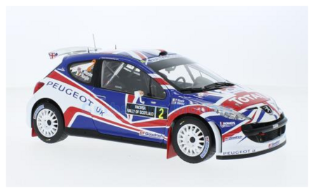 Modelauto 1:18 | Sunstar 5439 | Peugeot UK 207 S2000 2010 #2 - K.Meeke - P.Nagle