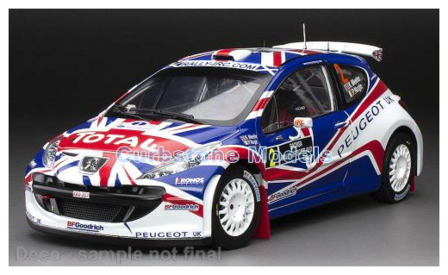 Modelauto 1:18 | Sunstar 5439 | Peugeot UK 207 S2000 2010 #2 - K.Meeke - P.Nagle