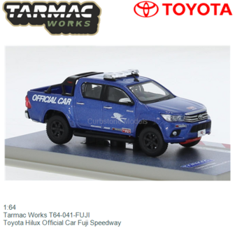 1:64 | Tarmac Works T64-041-FUJI | Toyota Hilux Official Car Fuji Speedway