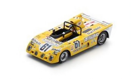 Modelauto 1:43 | Spark S9436 | Lola T280 1973 #61 - D.Rouveyran - C.Mons - C.Ethuin