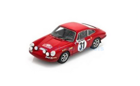 Modelauto 1:43 | Spark S5581 | Porsche 911 S Coup&eacute; 1969 #31 - G.Larrousse - J.Perramond