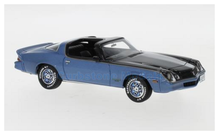 Modelauto 1:43 | Neo Scale Models Neo9571 | Chevrolet Camaro LT Metallic Bright Blue 1978