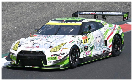 Modelauto 1:43 | Spark SGT187 | Nissan GT-R NISMO GT3 | NILZZ Racing 2024 #48 - T.ida - Y.Shibata  - T.Sanada