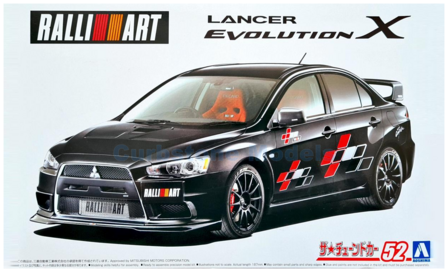 Bouwpakket 1:24 | Aoshima AO05987 | Mitsubishi Lancer CZ4A Ralliart