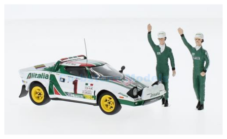 Modelauto 1:43 | IXO-Models SPRM001-77 | Lancia Alitalia Stratos HF 1977 #1 - S.Munari - S.Maiga