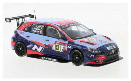 Modelauto 1:43 | IXO-Models GTM160 | Hyundai Motorsport N i30 N TCR 2021 #831 - L.Engstler - H.Still - J.Vernay