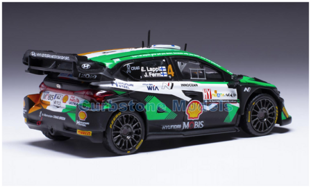 Modelauto 1:43 | IXO-Models RAM901.22 | Hyundai Mobis Shell i20 N WRC 2023 #4 - E.Lappi - J.Ferm