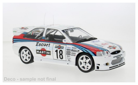 Modelauto 1:18 | IXO-Models 18RMC171A.22 | Ford Escort WRC | Jolly Club 1998 #18 - G.Gunico  - L.Pirollo