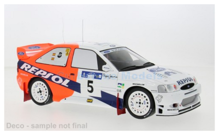 Modelauto 1:18 | IXO-Models 18RMC172A.22 | Ford Motor Co. Ltd Escort WRC 1997 #5 - C.Sainz - L.Moya