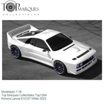 Modelauto 1:18 | Top Marques Collectibles Top129A | Kimera Lancia EVO37 White 2023