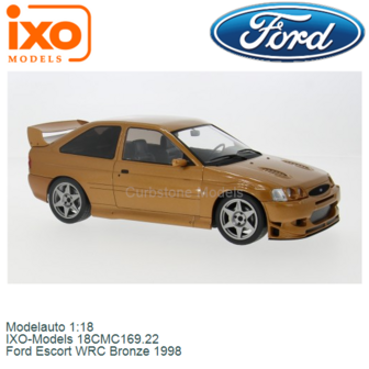 Modelauto 1:18 | IXO-Models 18CMC169.22 | Ford Escort WRC Bronze 1998